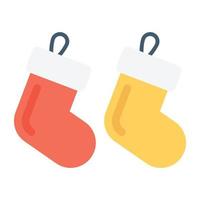 Trendy Stocking Concepts vector