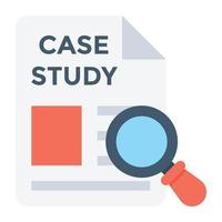 Case Study Concepts vector