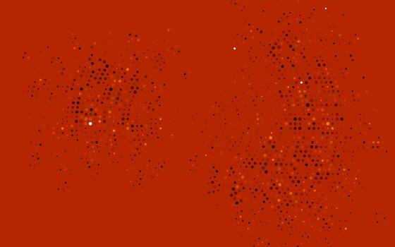 Light Orange vector texture with disks.