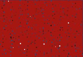 Light Blue, Red vector cover in polygonal style with circles.