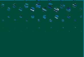 Light blue, green vector layout with circle shapes.