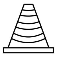 Cone Line Icon vector