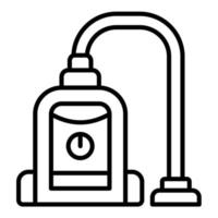 Vacuum Cleaner Line Icon vector