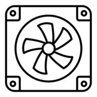 Air Cooler Line Icon vector