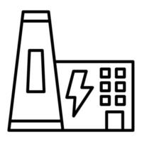 Geothermal Energy Line Icon vector