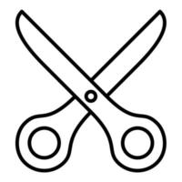 Scissor Line Icon vector