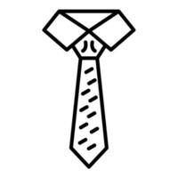 Tie Line Icon vector