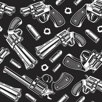 Gun store seamless pattern, this design can be used as wallpapers for a gun store or as a print for apparel vector