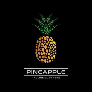 pine apple logo vector