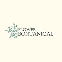 logotipo de la flor. icono de flor. emblema de la flor cosméticos, spa, salón de belleza, decoración, logo boutique. bontani, negocios, joyas reales, logotipo del hotel. icono de interiores. logotipo de resort y restaurante. vector