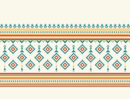 Geometric ethnic oriental pattern background. Design for texture, wrapping, clothing, batik, fabric, wallpaper and background. Pattern embroidery design. vector