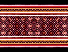 Geometric ethnic oriental pattern background. Design for texture, wrapping, clothing, batik, fabric, wallpaper and background. Pattern embroidery design. vector