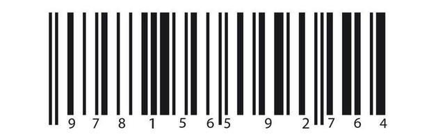 Barcode on white background. Vector illustration