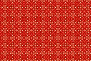 cherry blossom vector pattern, traditional pattern, Traditional texture, red and gold background.