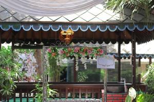 Wedding arch, wedding, wedding moment, wedding decorations, flowers, chairs, outdoor ceremony in the open air photo