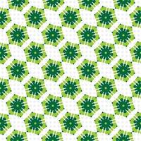 Seamless pattern with green leaves vector