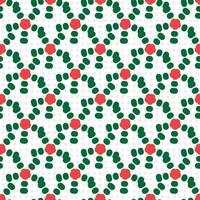 Seamless pattern with green leaves vector