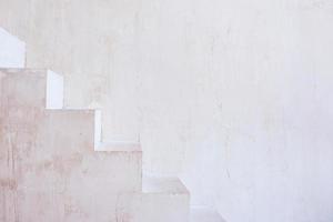 white stairs and wall indoor. Interior, career, movement, growth, fall concept photo