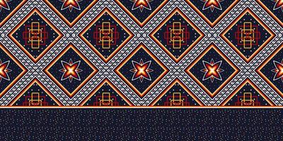 Abstract ethnic geometric pattern design for background or wallpaper. vector