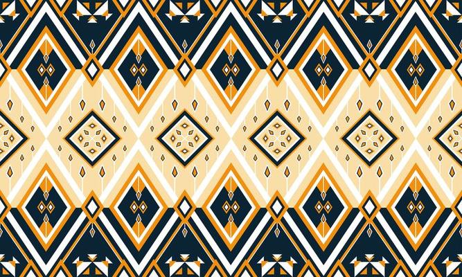 Geometric ethnic pattern embroidery .carpet,wallpaper,clothing,wrapping,batik,fabric,Vector illustration embroidery style.