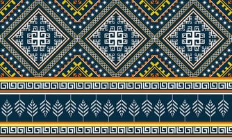 Abstract ethnic geometric pattern design for background or wallpaper. vector