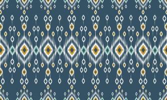 Geometric ethnic oriental ikat pattern traditional Design for background,carpet,wallpaper,clothing,wrapping,Batik,fabric,Vector illustration.embroidery style.
