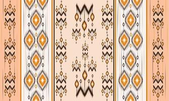 Geometric ethnic oriental ikat pattern traditional Design for background,carpet,wallpaper,clothing,wrapping,Batik,fabric,Vector illustration.embroidery style. vector