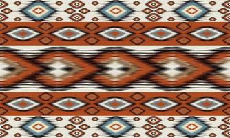 Geometric ethnic oriental ikat pattern traditional Design for background,carpet,wallpaper,clothing,wrapping,Batik,fabric,Vector illustration.embroidery style.