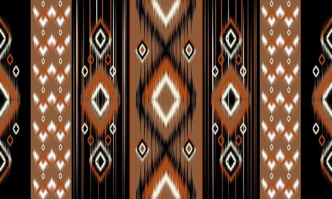 Geometric ethnic oriental pattern traditional Design for background,carpet,wallpaper,clothing,wrapping,Batik,fabric,Vector illustration.embroidery style.