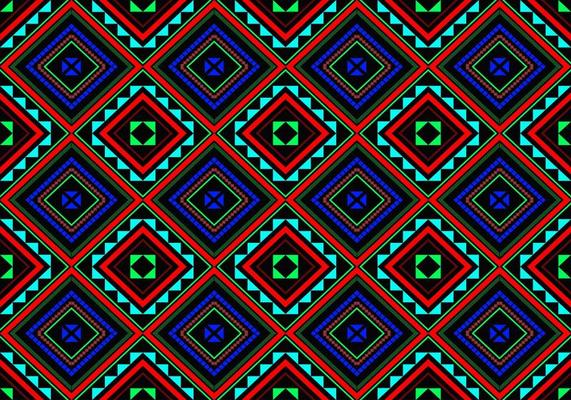 Geometric ethnic oriental seamless pattern traditional Design for background,carpet,wallpaper,clothing,wrapping,Batik,fabric,Vector illustration.embroidery style.