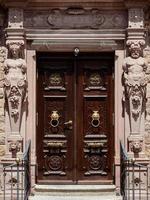 Fasade and entrance to medieval castle Burg Rodeck photo