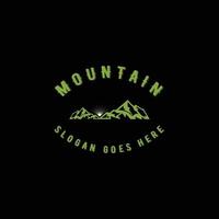 Mountain icon logo design inspiration vector