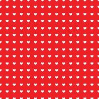 Red hearts seamless pattern background design vector