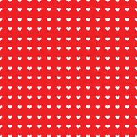 Red hearts seamless pattern background design vector