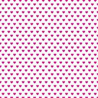 diseño de patrones sin fisuras de corazones rosas para el día de san valentín y el concepto de amor. vector