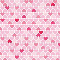 Pink hearts seamless pattern design for valentine's day and love concept. vector