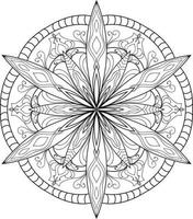 Decorative mandala design Free Vector