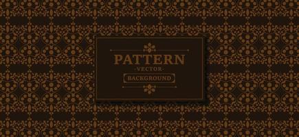 elegant pattern vintage green background vector