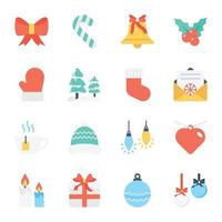 Trendy Christmas Concepts vector