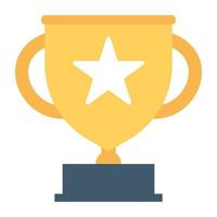 Trendy Trophy Concepts vector