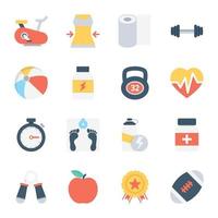 Trendy Exercise Concepts vector