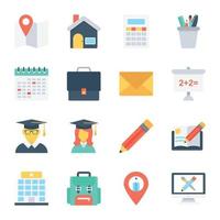 Trendy School Building vector