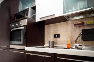 Modern comfortable kitchen, equipped with everything you need. Nice place to cook.
