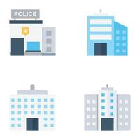 Hospital Building Concepts vector