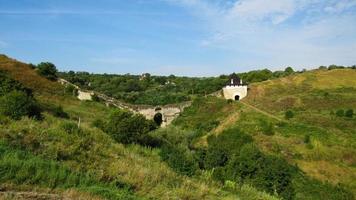 view of Khotyn fortress. Khotyn. Ukraine. 06.08.2019 photo