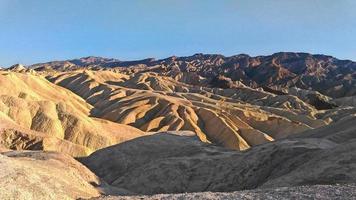 landscape of the Death Valley mountain ranges in the United States travel reportage photo