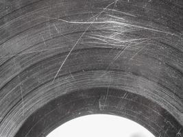 Scratched vinyl record photo