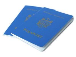 pasaporte moldavo aislado