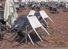 Chairs and tables photo