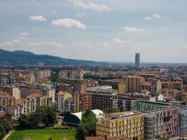 vista aerea de turin foto